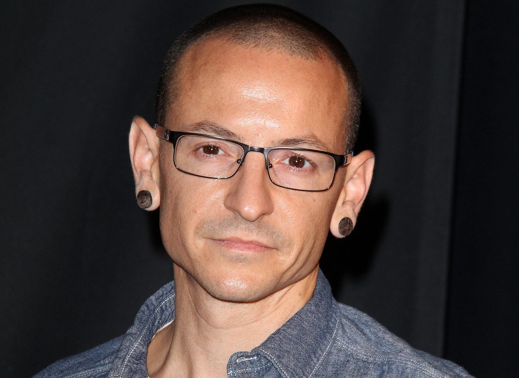 LOS ANGELES - JUN 18: Linkin Park, Chester Bennington at the Linkin Park Rockwalk Inducting Ceremony at the Guitar Center on June 18, 2014 in Los Angeles, CA