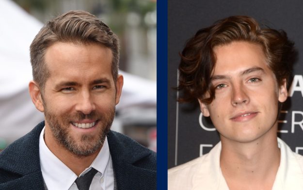 headshots actors ryan reynolds cole sprouse