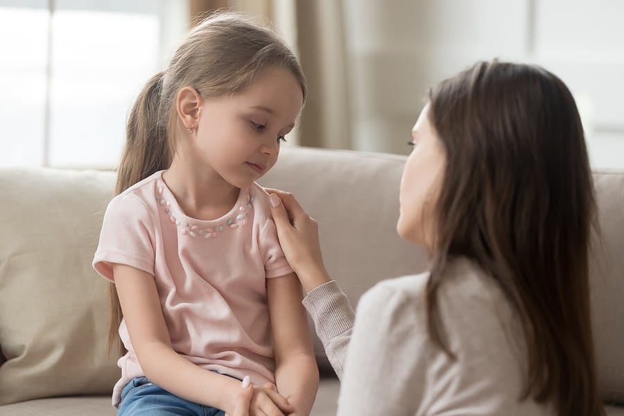 Mother and Daughter talking about mental health