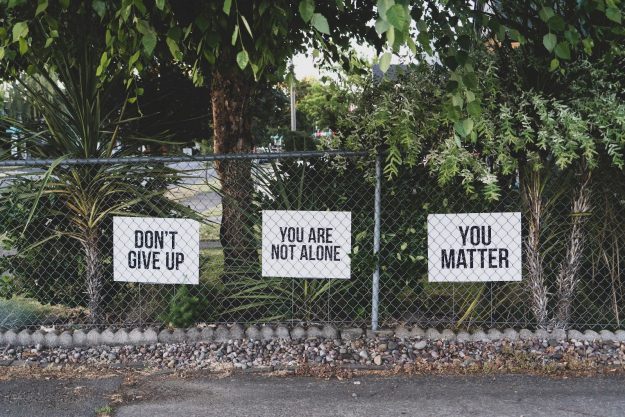 Suicide Prevention Signs